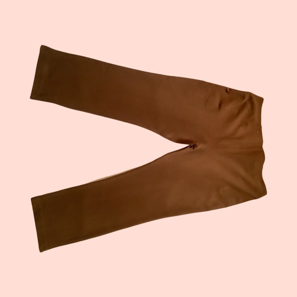 CHICO’S CASUAL EASY WEAR SIZE 3 UMBER STRAIGHT LEG SLACKS - Picture 3 of 4